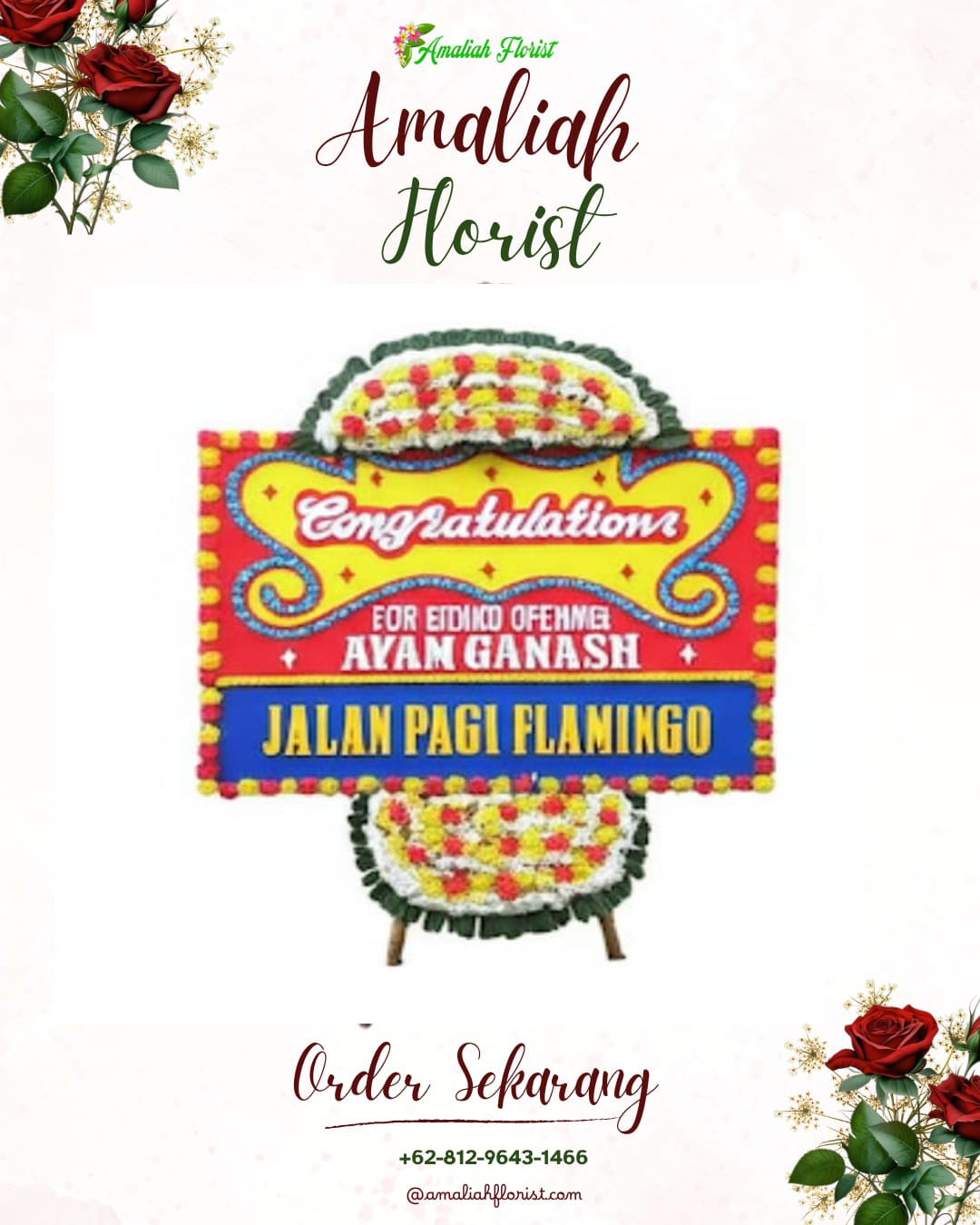 Sewa Papan Bunga Sambit